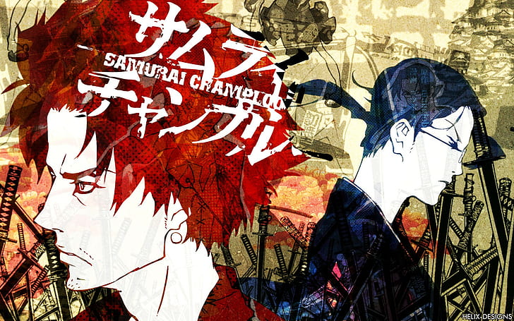 Samurai Champloo, anime, Mugen, Jin, HD wallpaper