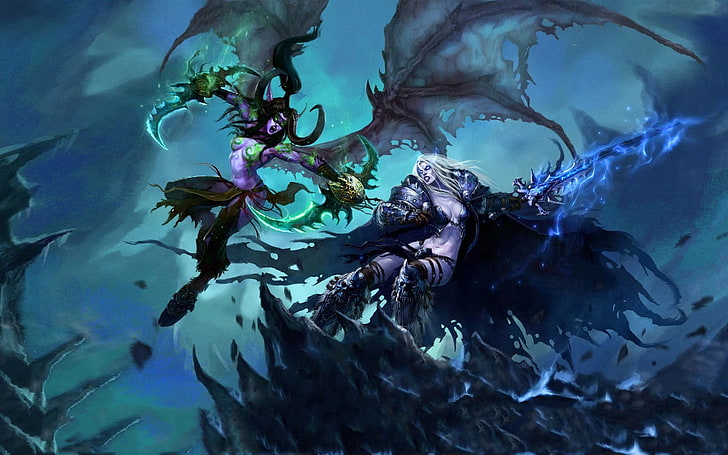 arthas, Genderswap, Illidan Stormrage, rpg, World Of Warcraft: Wrath Of The Lich King