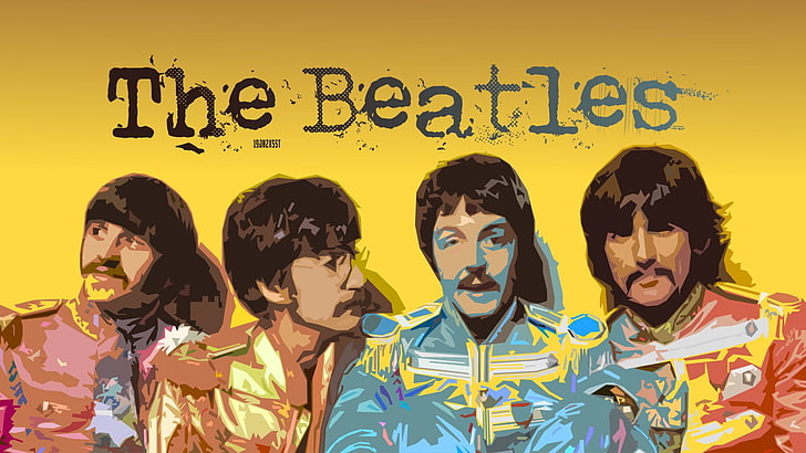 Band (Music), The Beatles, Artistic, George Harrison, John Lennon, HD wallpaper