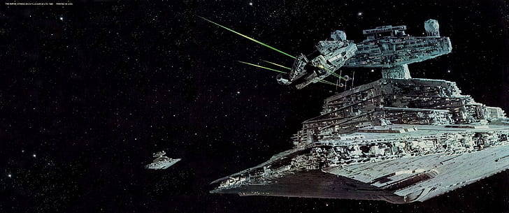 Star Wars, Millennium Falcon, Star Destroyer