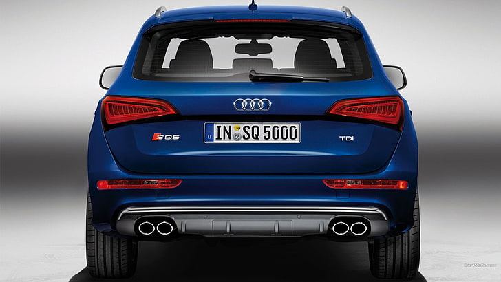 blue Audi SUV, Audi SQ5, car, blue cars, transportation, mode of transportation, HD wallpaper