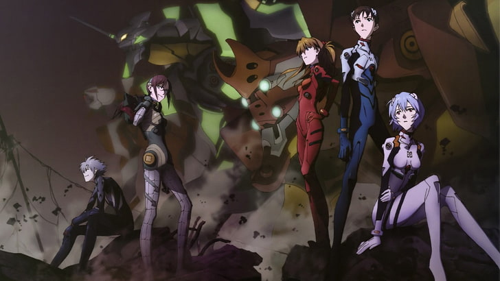 Neon Genesis Evangelion anime digital wallpaper, Asuka Langley Soryu