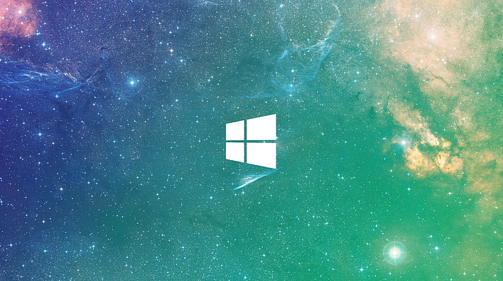 Window Universe, MicrosoftWindows logo, Windows 10, night, no people HD wallpaper