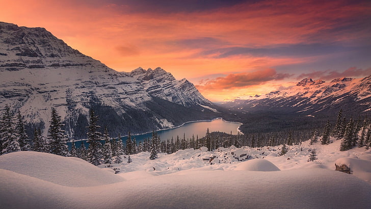 morning, rocky mountains, canadian rockies, national park, banff national park, HD wallpaper
