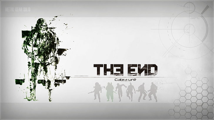 Metal Gear Solid 3 Cobra Unit video game, The End, Metal Gear Solid 3: Snake Eater, HD wallpaper