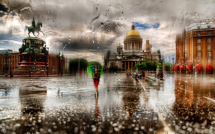 4320x900px | free download | HD wallpaper: Wallpaper Hd Photo Of Edward  Gordeeva Rainy Cityscapes Rain, Beautiful, Photo | Wallpaper Flare