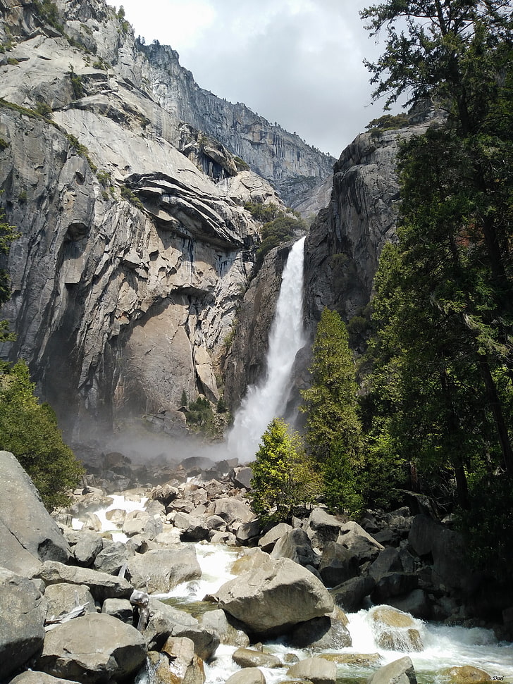 Yosemite Falls, Yosemite Valley, Yosemite National Park, nature, HD wallpaper