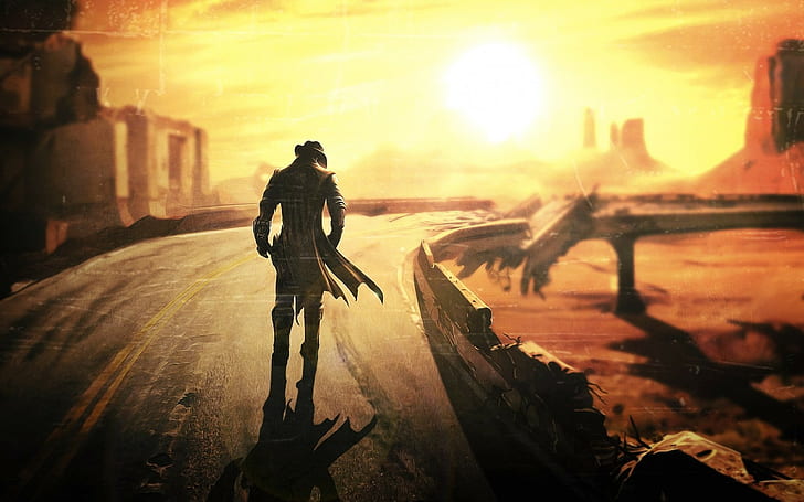 Fallout: New Vegas, Lonesome Road, HD wallpaper