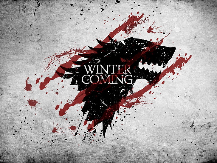 Winter Is Coming wallpaper, Game of Thrones, House Stark, A Song of Ice and Fire, HD wallpaper
