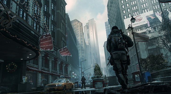 Tom Clancy's The Division Outside..., Games, City, Winter, Video