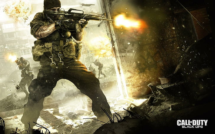 Call Of Duty, guerra, jogo, soldados, ruinas, cidade, games, HD wallpaper