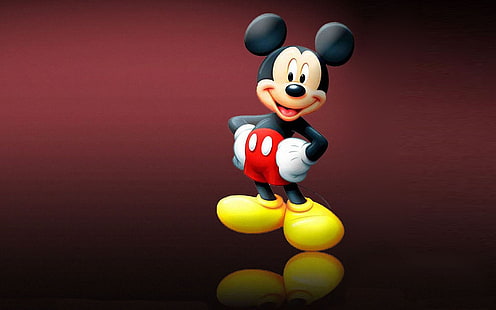 HD wallpaper: Mickey Mouse Cartoon Wallpaper Hd For Mobile Phones And  Laptops | Wallpaper Flare