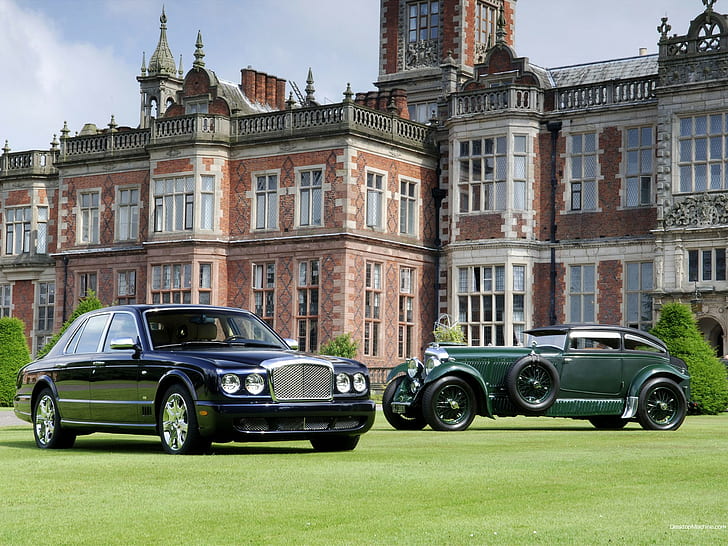Bentley Mulsanne Classic Car Classic Mansion Castle HD, cars, HD wallpaper
