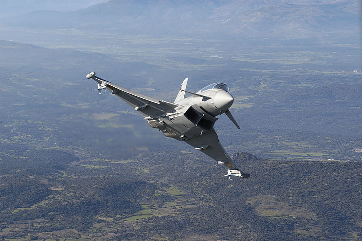 jet fighter, Eurofighter Typhoon, HD wallpaper
