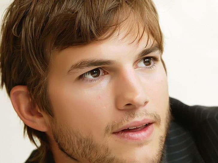 Ashton Kutcher Handsome, actor, producer, model, investor, celebrity, HD wallpaper
