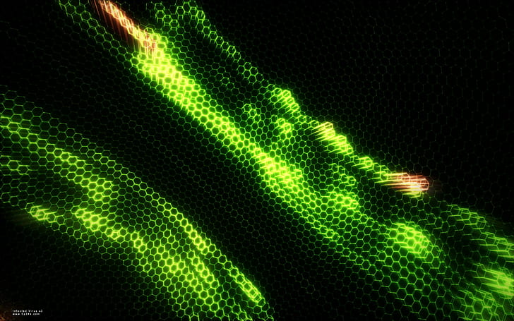 HD wallpaper: Green Honeycomb Abstract HD, digital/artwork | Wallpaper Flare