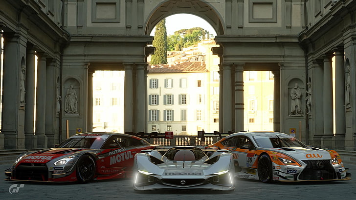 Gran Turismo Sport, car, mode of transportation, architecture, HD wallpaper