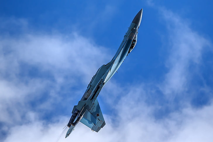 Cobra, Su-35, aerobatic team, aerobatics, The Russian air force, HD wallpaper