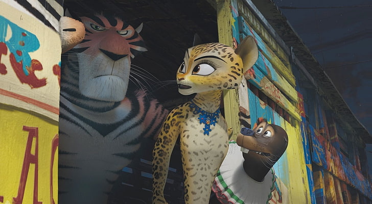 Movie, Madagascar 3: Europe's Most Wanted, representation, creativity, HD wallpaper