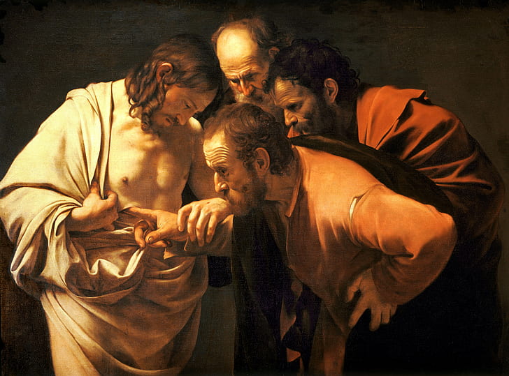 oil painting, artwork, Caravaggio