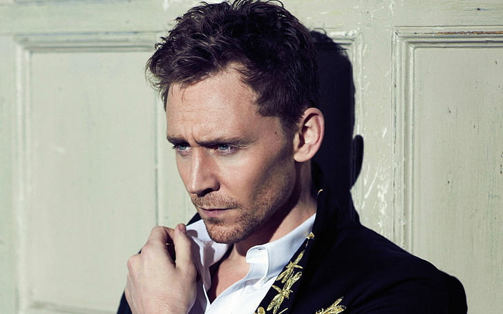Tom Hiddleston Thinking, actors, HD wallpaper