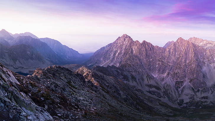 rocky mountains, peak, mountain range, ridge, summit, highland, HD wallpaper