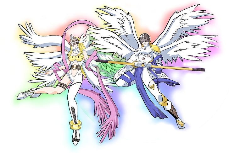 light angels digimon hope simple background angemon 1409x944  Anime Digimon HD Art