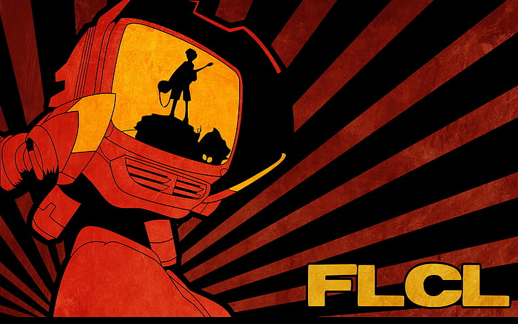 anime, canti, cooly, flcl, fooly, HD wallpaper