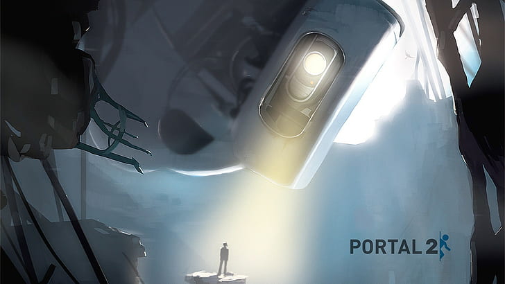 Valve Corporation, GLaDOS, video games, Portal (game), concept art