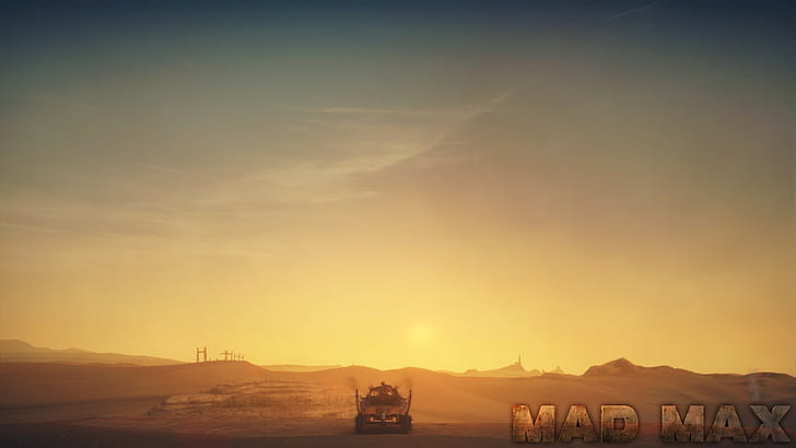 desert, Mad Max, car, PC gaming, video games, Mad Max (game), HD wallpaper