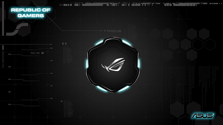 asus rog republic of gamers 1600x900  Technology Asus HD Art