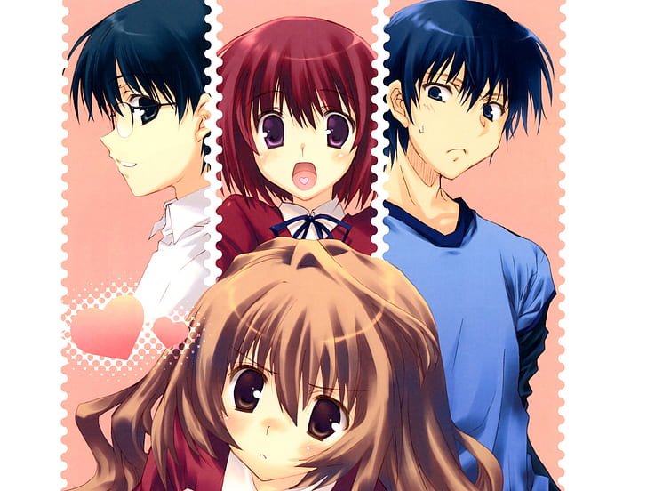Anime, Toradora!, Minori Kushieda, Ryuuji Takasu, Taiga Aisaka, HD wallpaper