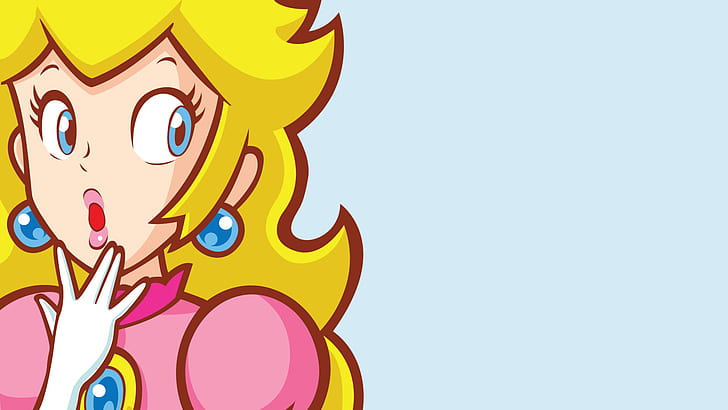 Mario Princess Peach HD, video games, HD wallpaper
