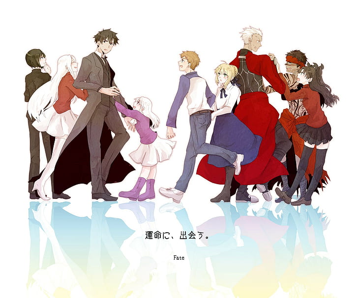 Fate Series, Fate/Stay Night, Fate/Zero, Saber, Shirou Emiya, HD wallpaper