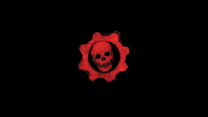 gears of war 4 4k hd  for desktop, black background, red, animal, HD wallpaper