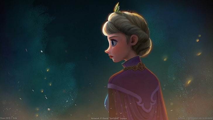 Frozen Queen Elsa digital wallpaper, Princess Elsa, Frozen (movie)