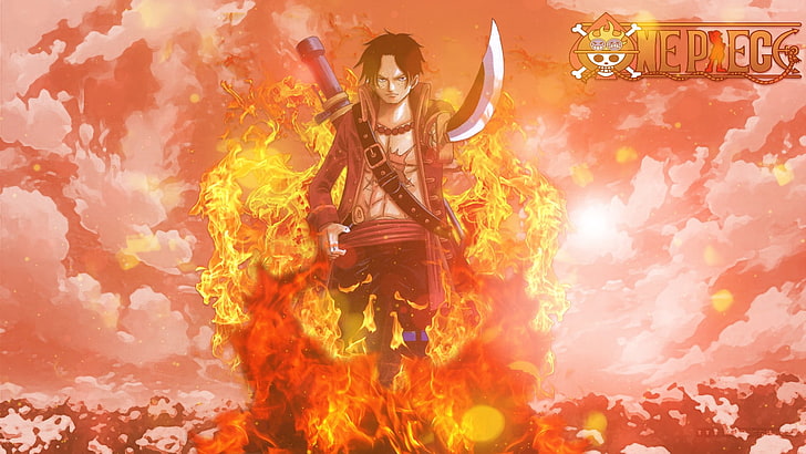 Portgas d_ ace one piece anime anime boys 1080P, 2K, 4K, 5K HD wallpapers  free download | Wallpaper Flare