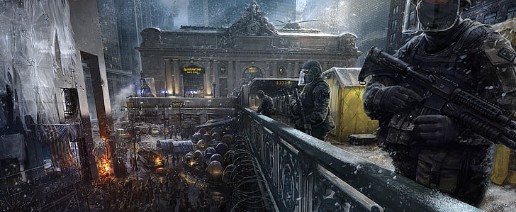 Tom Clancy's The Division, apocalyptic, computer game, concept art