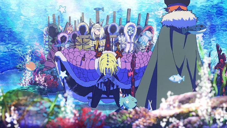 witch craft works, underwater, sea, nature, group of people
