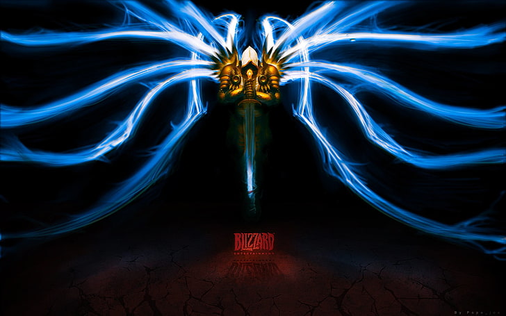Blizzard Entertainment digital wallpaper, Tyreal, Diablo III