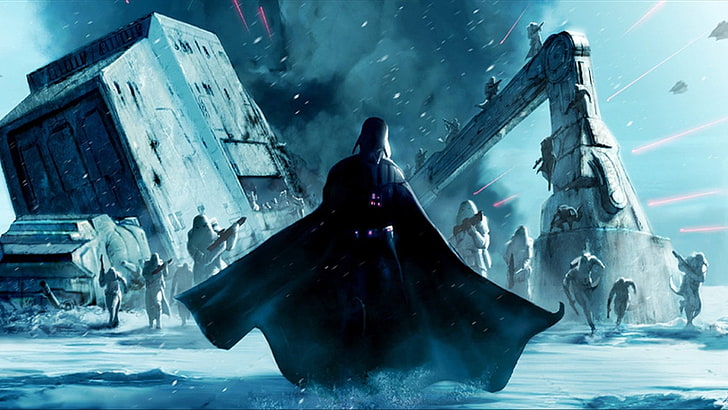 Photography Backgrounds & Backdrops Star Wars Hoth Digital Background Jedi Digital Backgrounds AT-AT Walker Sci-fi Digital Background