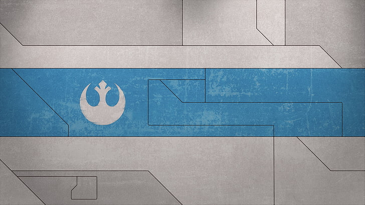 blue and white logo illustration, Star Wars, X-wing, texture