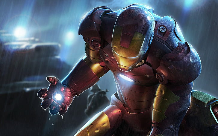 HD wallpaper: Iron Man, Movie, Raining, Night | Wallpaper Flare