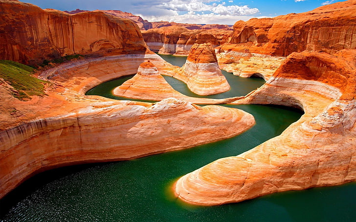 colorado river in the grand canyon-landscape HD Wi.., Grand Canyon