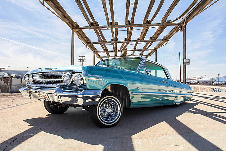 Lowrider Wallpaper Browse Lowrider Wallpaper with collections of Black  Blue impala Logo Lowrider httpswwwidlewp  Car wallpapers  Lowriders Whittier blvd