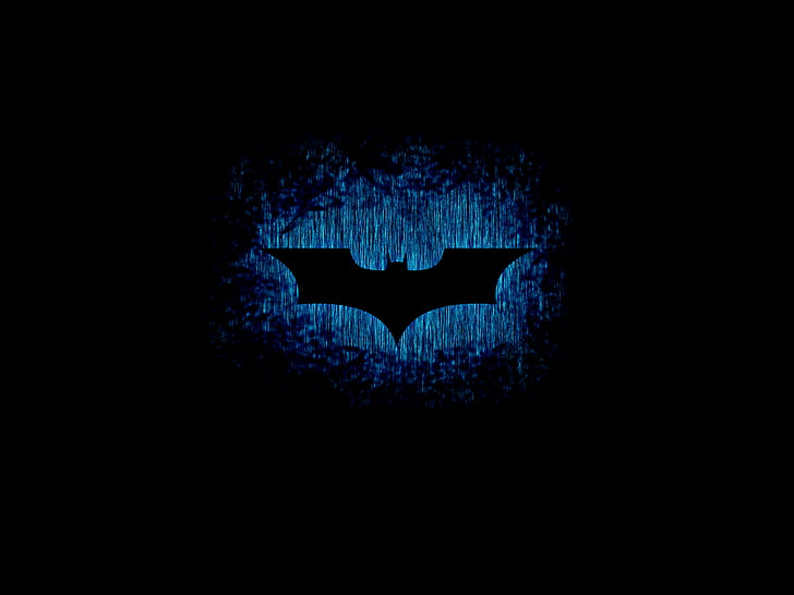 Batman logo, Batman sign, Dark, 4K, HD wallpaper