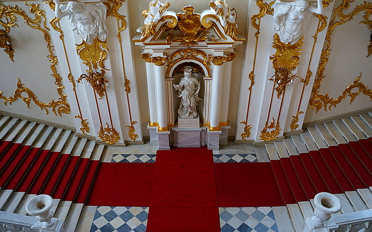 Jordan Staircase And Hall The Hermitage Museum St. Petersburg