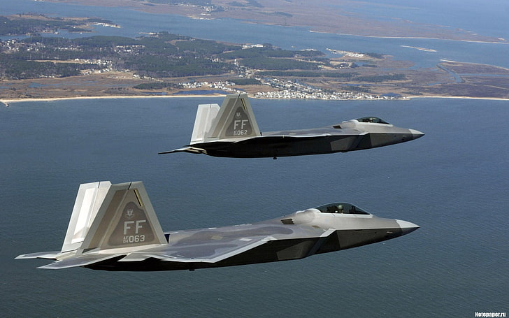 Lockheed Martin F-22 Raptor, US Air Force, airplane, air vehicle