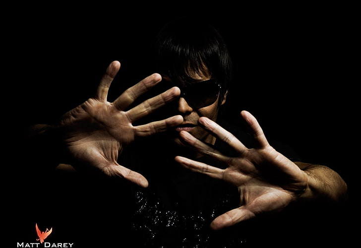 darkness, music, black, hands, trance, glasses, house, musician
