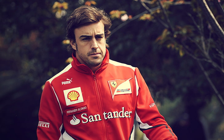 Fernando Alonso, Formula 1, men, world champion, Ferrari, one person, HD wallpaper